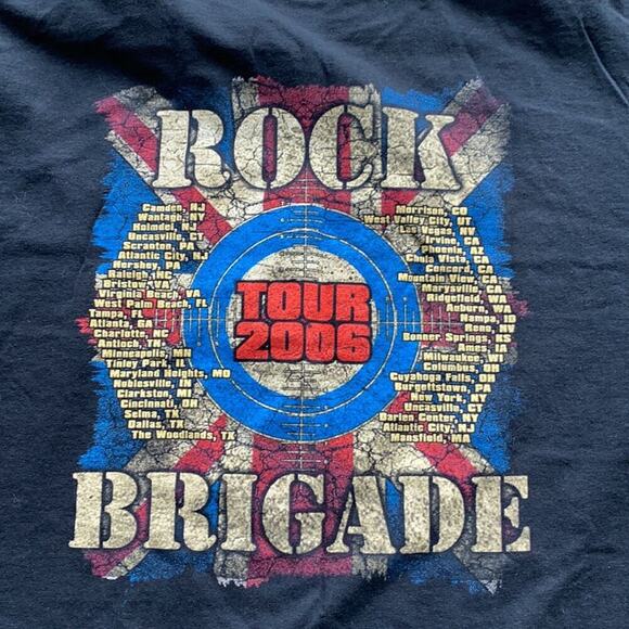 Def Leopard 2006 Tour band tee grunge nostalgic unisex tshirt grunge sz L - Picture 4 of 4